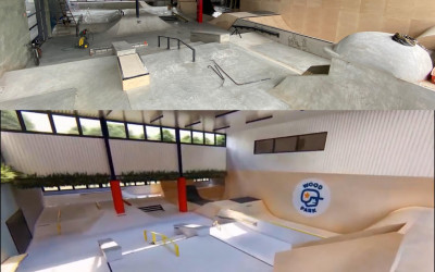 Pierwszy betonowy skatepark w Hali 